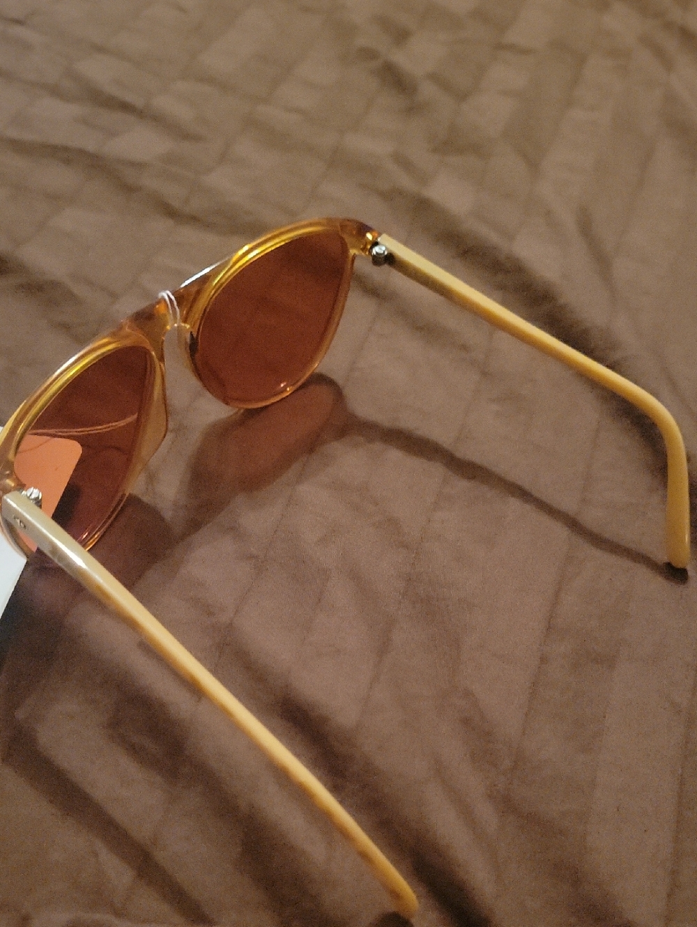 Dior Yellow Women's Sunglasses with Amber Lenses